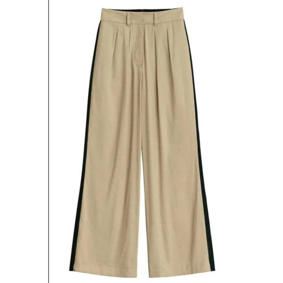 Rag & Bone‎ Shelly Wide Leg Linen Pant - Size 4 - Picture 1 of 8